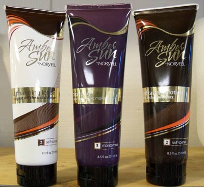 Two Amber Sun Self-Tanning Lotions and Color Extending Moisturizer