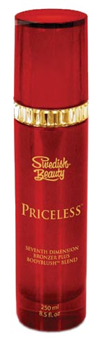 PRICELESS Bronzer Plus BodyBlush Tanning Lotion by Swedish Beauty