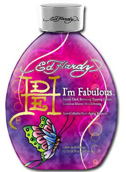 Ed Hardy I'M FABULOUS Instant Dark Bronzing Tanning Lotion