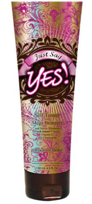 Just Say Yes! Self-tanning lotion