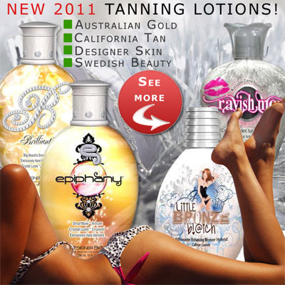 New 2011 tanning lotions