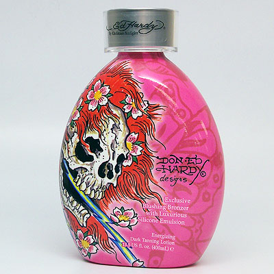 Ed Hardy GHOST SKULL Blushing Bronzer Tanning Lotion - 13.5 oz.