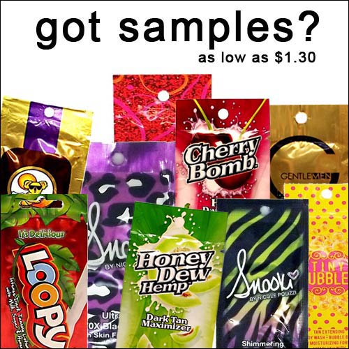 Lotion Sample Packets